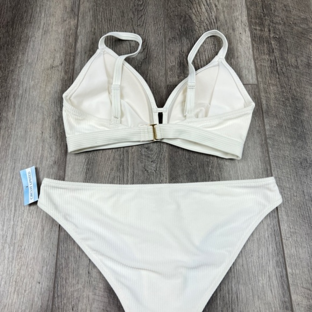 Lively‎ Cream Ribbed Bikini Set - Picture 4 of 12